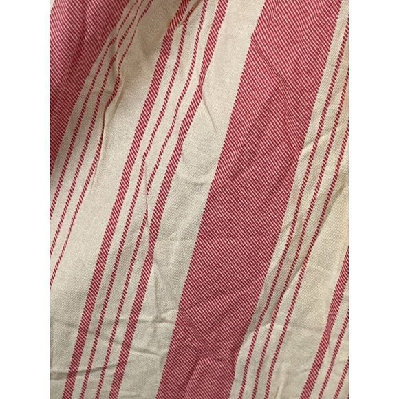Torrid Striped Dress 3X Pink Milkmaid Midi Feminine Coverup Beach Neutral Retro - Picture 7 of 14